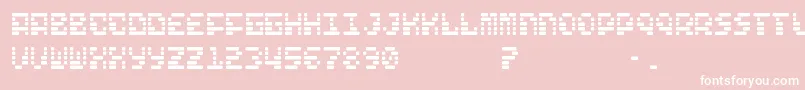 FreelanceKamchatka Font – White Fonts on Pink Background
