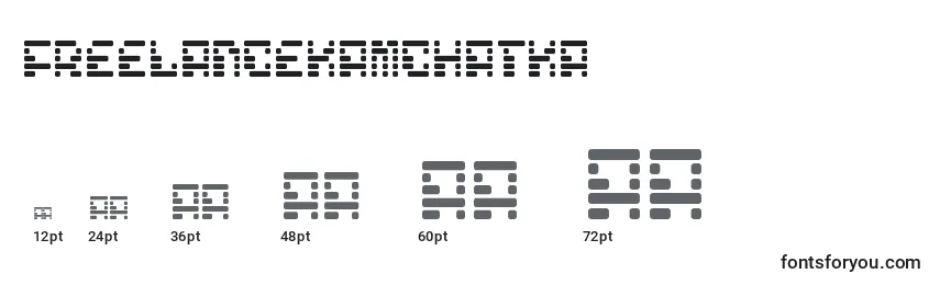 Größen der Schriftart FreelanceKamchatka