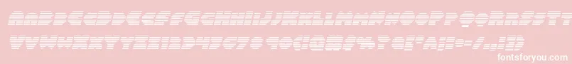 Balastaragradital Font – White Fonts on Pink Background