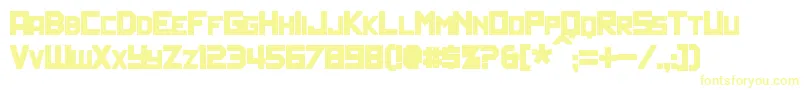 PolitikBold Font – Yellow Fonts on White Background