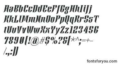  XacoseItalic font