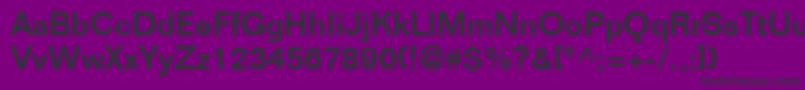 FolioLtMedium Font – Black Fonts on Purple Background