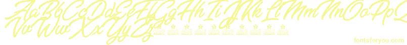 ZabritzkyesPersonalUse Font – Yellow Fonts