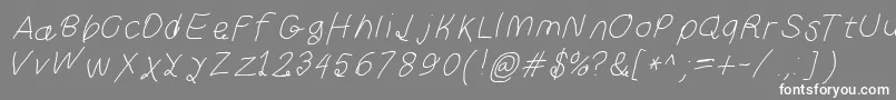 More about Curlykueita Font Curlykueita Font – White Fonts on Gray Background