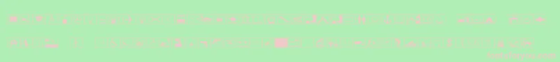 EsriErsInfrastructuresS1 Font – Pink Fonts on Green Background