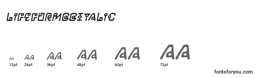 LifeformBbItalic Font Sizes