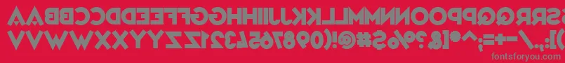VarietРІMirage-Schriftart – Graue Schriften auf rotem Hintergrund