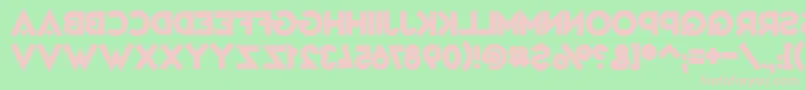 VarietРІMirage Font – Pink Fonts on Green Background