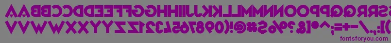 VarietРІMirage Font – Purple Fonts on Gray Background