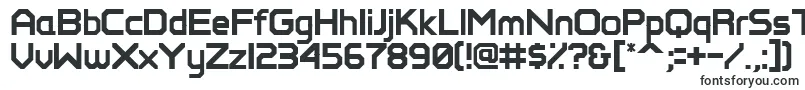 Pixelperfect-fontti – lohkofontit