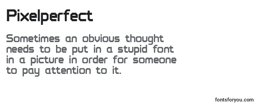 Pixelperfect Font