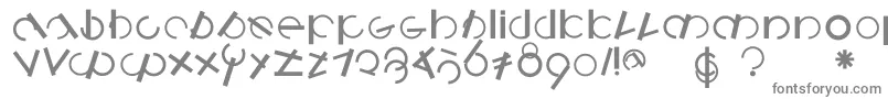 Logomatiquebold-fontti – harmaat fontit
