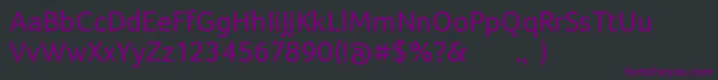 FocoRegular Font – Purple Fonts on Black Background