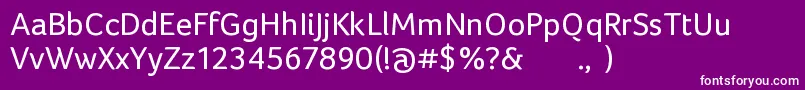 Подробнее о шрифте FocoRegular Шрифт FocoRegular – белые шрифты на фиолетовом фоне