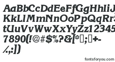 ViticadisplaysskItalic font – big Fonts