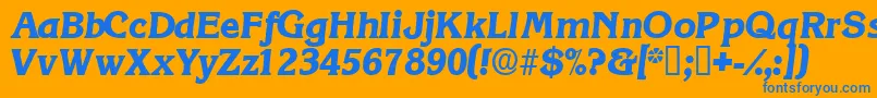 Подробнее о шрифте ViticadisplaysskItalic Шрифт ViticadisplaysskItalic – синие шрифты на оранжевом фоне