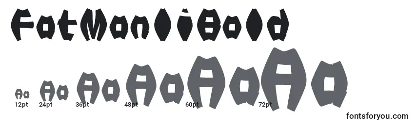 sizes of fatmaniibold font, fatmaniibold sizes