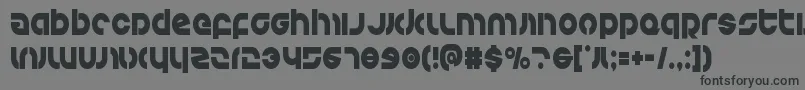 Kovacscond Font – Black Fonts on Gray Background