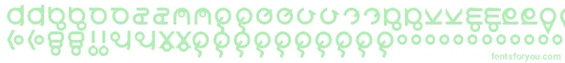 Roswreck Font – Green Fonts on White Background