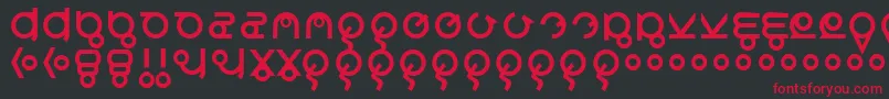 Roswreck Font – Red Fonts on Black Background