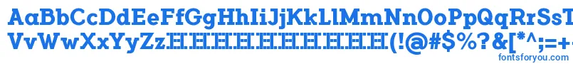 FlamanteCairoBold Font – Blue Fonts on White Background