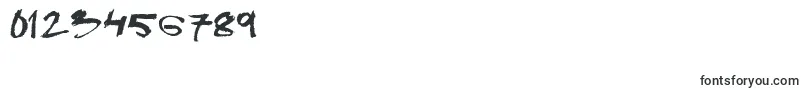 Djgross Font – Fonts for Numbers and Digits
