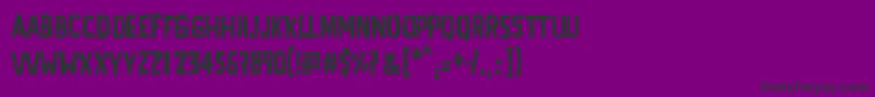 AdPolaquita Font – Black Fonts on Purple Background