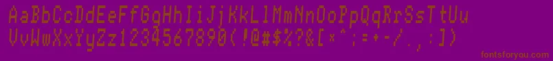 Conman ffy Font – Brown Fonts on Purple Background
