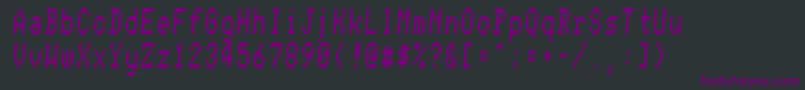 Conman ffy Font – Purple Fonts on Black Background
