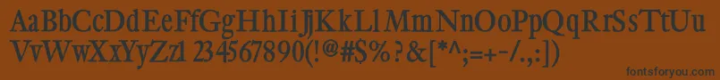 Cybapeeblack Font – Black Fonts on Brown Background