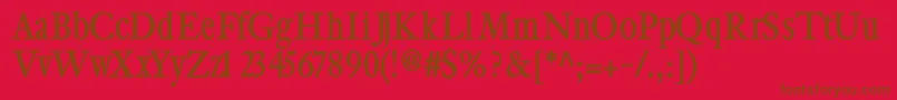Cybapeeblack Font – Brown Fonts on Red Background