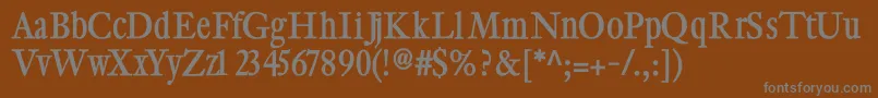 Cybapeeblack Font – Gray Fonts on Brown Background