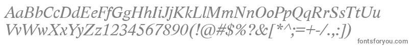 LidoStfCeItalic Font – Gray Fonts