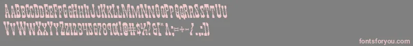 Youngerbrosleft Font – Pink Fonts on Gray Background