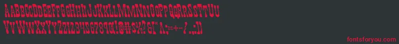Youngerbrosleft Font – Red Fonts on Black Background