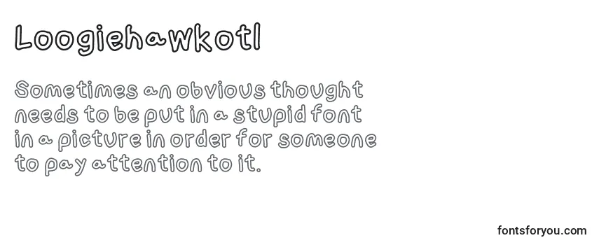 Loogiehawkotl Font