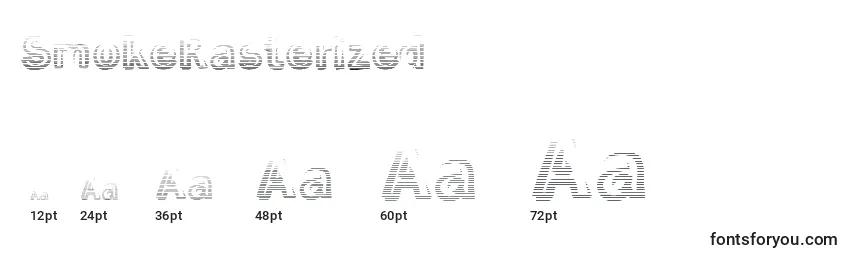 SmokeRasterized Font Sizes