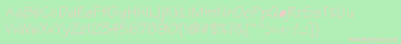Tontil Font – Pink Fonts on Green Background