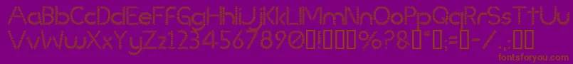 More about Slinked Font Slinked Font – Brown Fonts on Purple Background