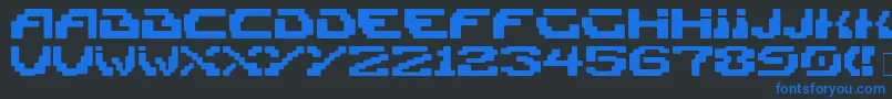 Más sobre la fuente Blokk fuente Blokk – Fuentes Azules Sobre Fondo Negro