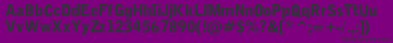 Weitere Informationen zur DelinquentBlack-Schriftart DelinquentBlack-Schriftart – Schwarze Schriften auf violettem Hintergrund