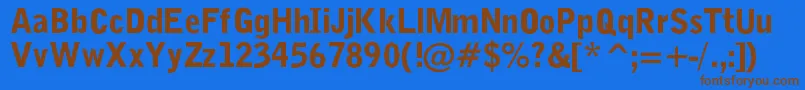 More about DelinquentBlack Font DelinquentBlack Font – Brown Fonts on Blue Background