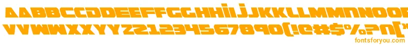 GuardianLeftalic Font – Orange Fonts on White Background