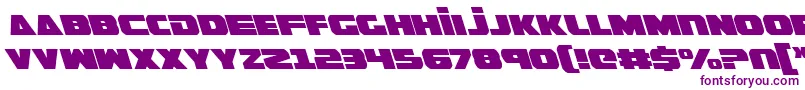 GuardianLeftalic Font – Purple Fonts on White Background