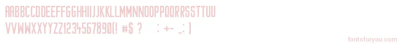 Cataclysmo Font – Pink Fonts on White Background