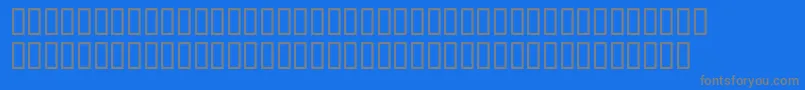 fuente McsAbhaHoles – Fuentes Grises Sobre Fondo Azul