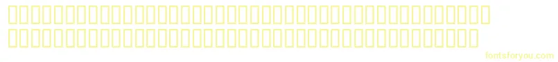 McsAbhaHoles Font – Yellow Fonts on White Background