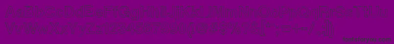 Helvetidoodlebyedt Font – Black Fonts on Purple Background