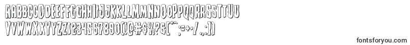 Шрифт Creepycrawlers3D – формы шрифтов