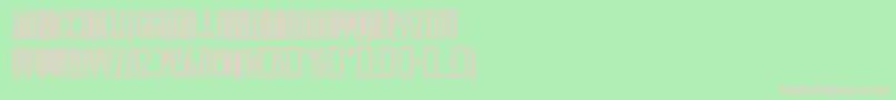 Cityslicker Font – Pink Fonts on Green Background